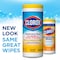 Clorox Clorox Lemon Scent Disinfecting Wipes 35 ct 1 pk 01594 - alternate 5